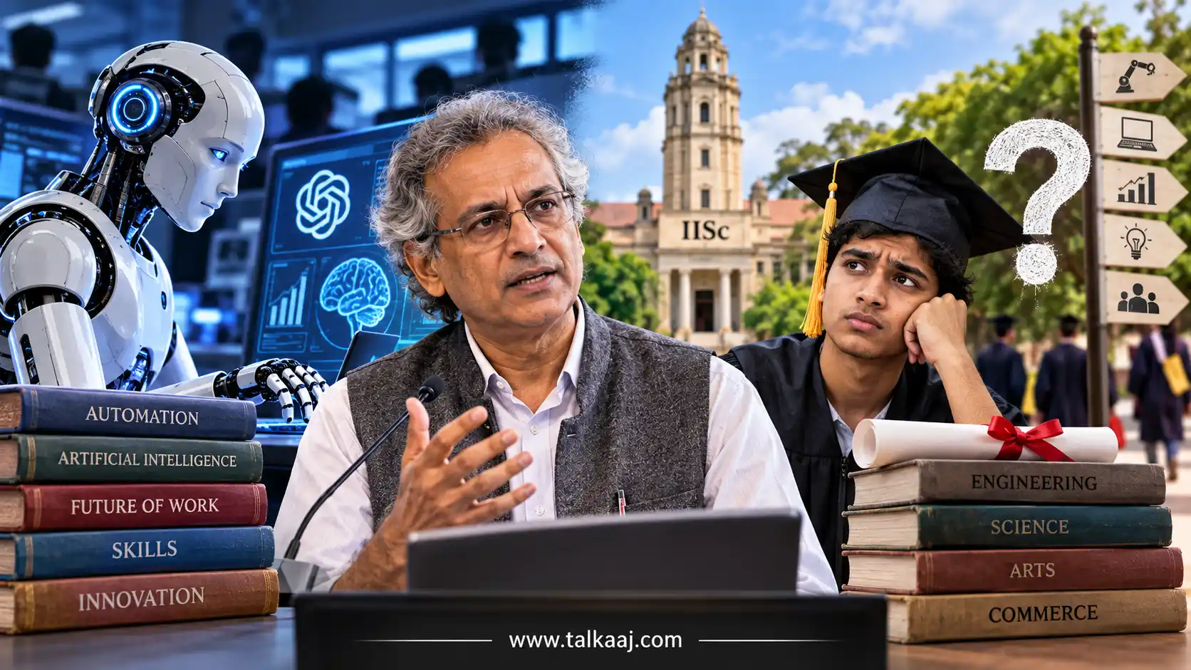 AI आ गया तो कॉलेज डिग्री बेकार? IISc प्रोफेसर ने उठाया सवाल